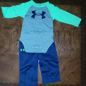 3/6mo under armour 2 piece set